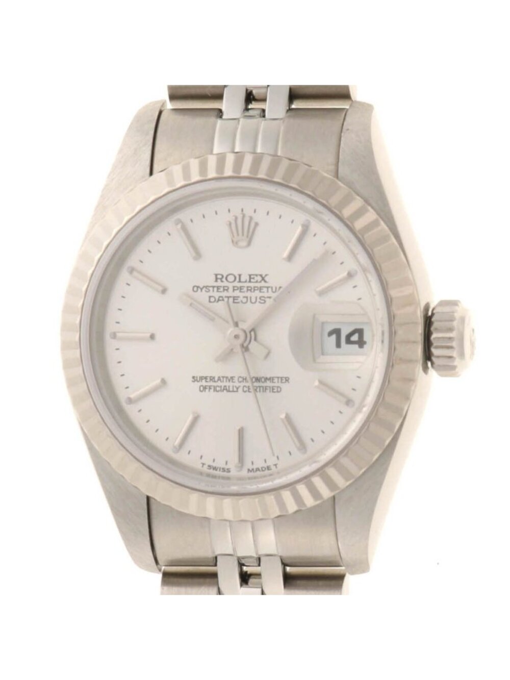 Rolex Datejust Watch 18k White Gold 18k Silver Automatic Available